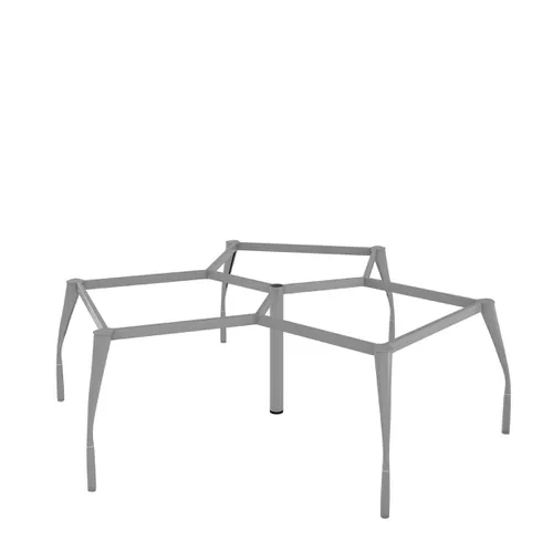 Bàn cụm 3 góc chân sắt cone đa giác N2-2323