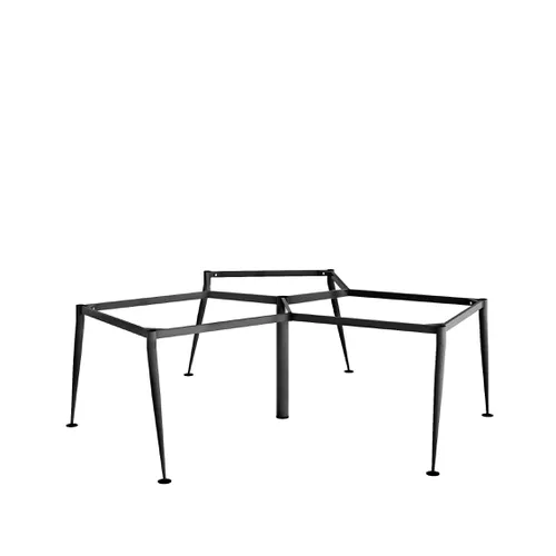 Khung bàn sắt bàn cụm 3 góc chân cone 1 tầng C3CO-2323