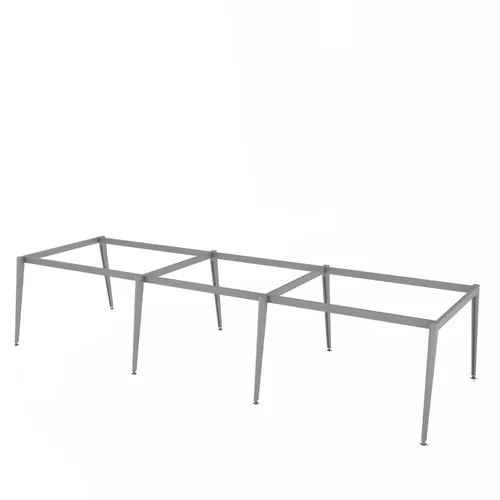 Khung bàn sắt chân sắt đa giác N1-3612