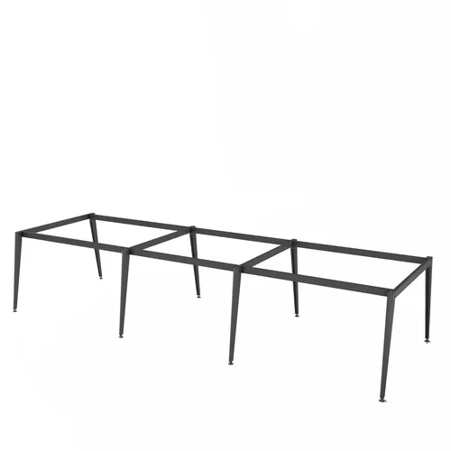 Khung bàn sắt chân sắt đa giác N1-3612