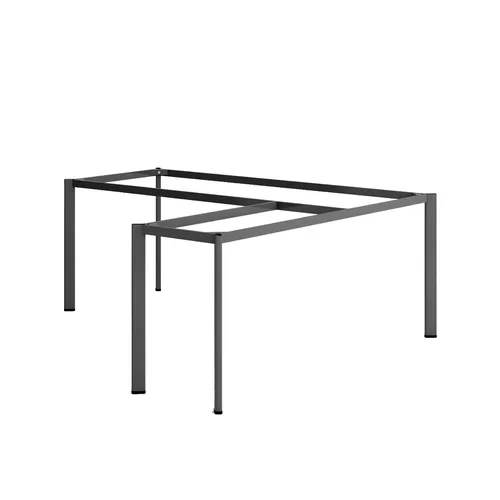 Khung bàn sắt Giám đốc L chân Oval - GĐL-OV-198