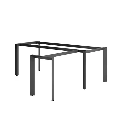 Khung bàn sắt Giám đốc L chân tam giác