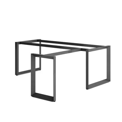 Khung bàn sắt Giám đốc L chân tam giác chân kiềng - GĐL-TGK-198