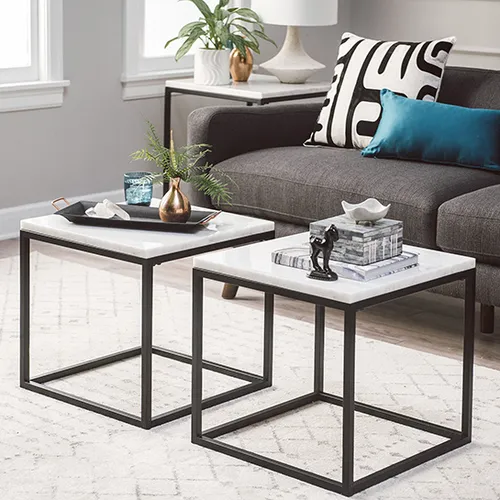 Bàn trà chân sắt - BT2020