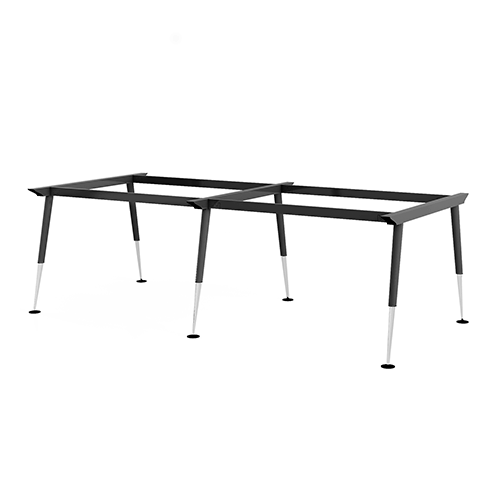 Bàn họp chân sắt Cone 2 tầng chữ A - BHCA2-2412