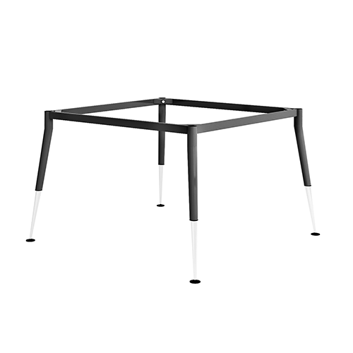 Khung bàn sắt cụm 2 chỗ ngồi chân cone 2 tầng - C2CO2-1212