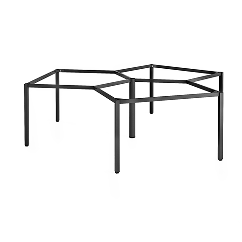 Khung bàn sắt bàn cụm 3 góc chân vuông C3CR44-2323