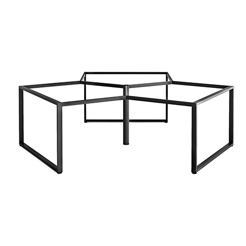 Khung bàn sắt bàn cụm 3 góc chân sắt 25*50 C3K2550-2323 