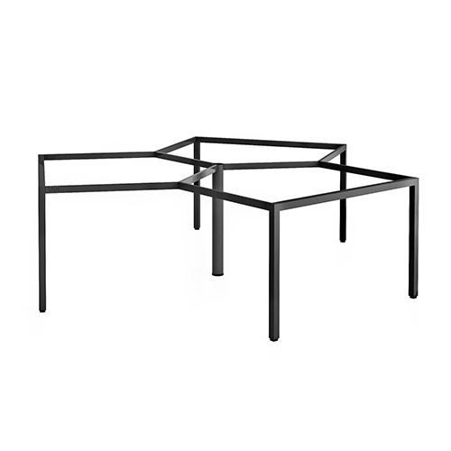 Khung bàn sắt bàn cụm 3 góc chân vuông C3U44-2323