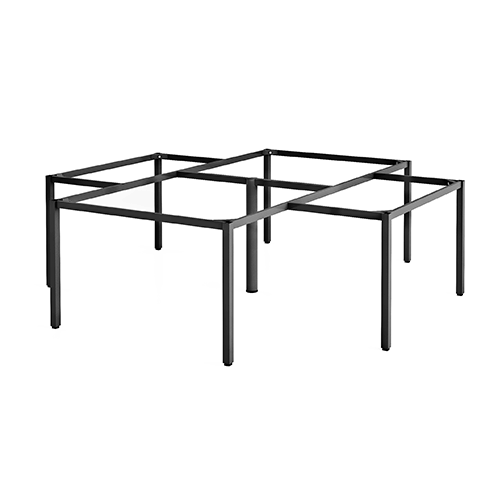 Khung bàn sắt bàn cụm 4 góc chân vuông C4CR44-2424 