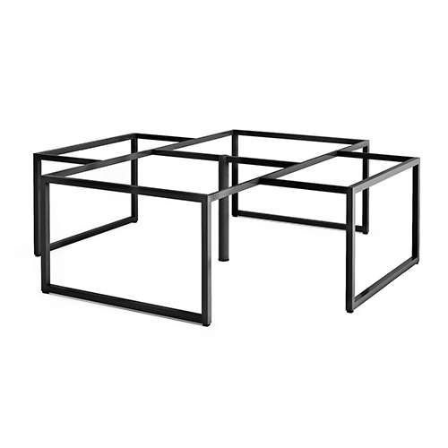 Khung bàn sắt bàn cụm 4 góc chân vuông C4K44-2424