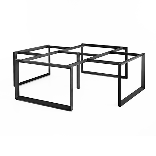 Khung bàn sắt bàn cụm 4 góc chân tam giác C4TGK-2424