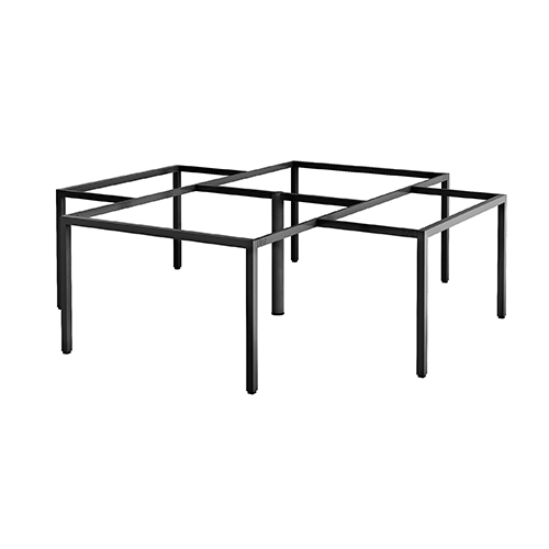 Khung bàn sắt bàn cụm 4 góc chân vuông C4U44-2424 