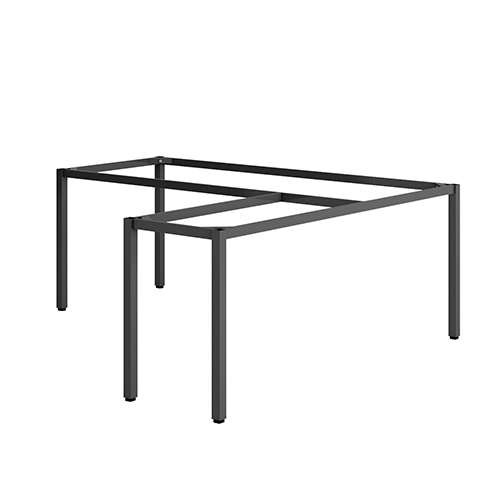 Khung bàn sắt Giám đốc L chân vuông - GĐL-CR44-198