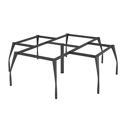 Bàn cụm 4 góc chân sắt cone đa giác N2-2424