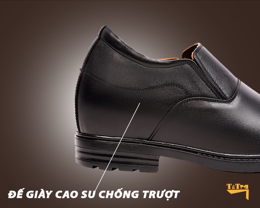 [ 10CM ] Giày Độn Nam T93 Đen - Ít Dốc