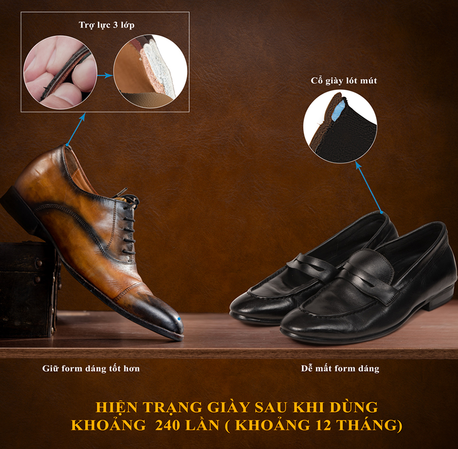 giày tăng chiều cao nam