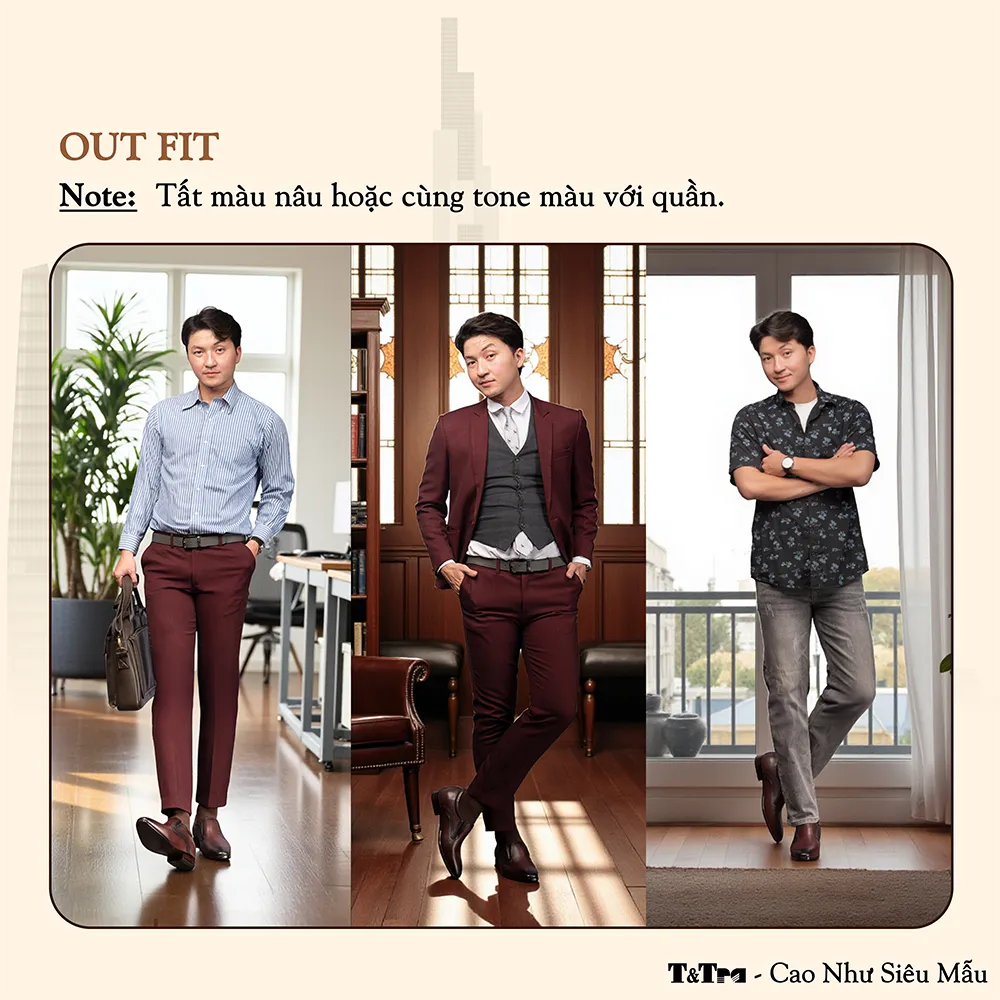 GIÀY TĂNG CHIỀU CAO NAM A215 ĐỎ ĐÔ 6CM