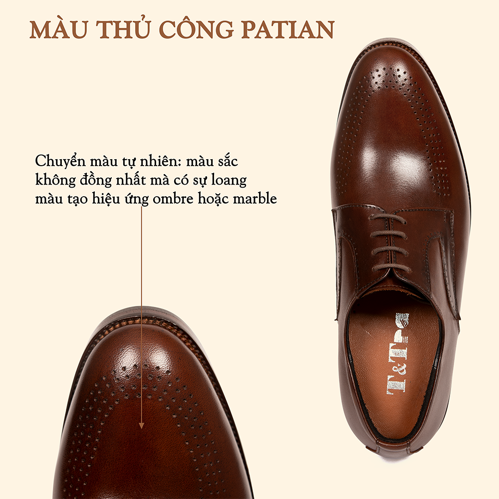 GIÀY TĂNG CHIỀU CAO NAM S2113 NÂU 6.5CM