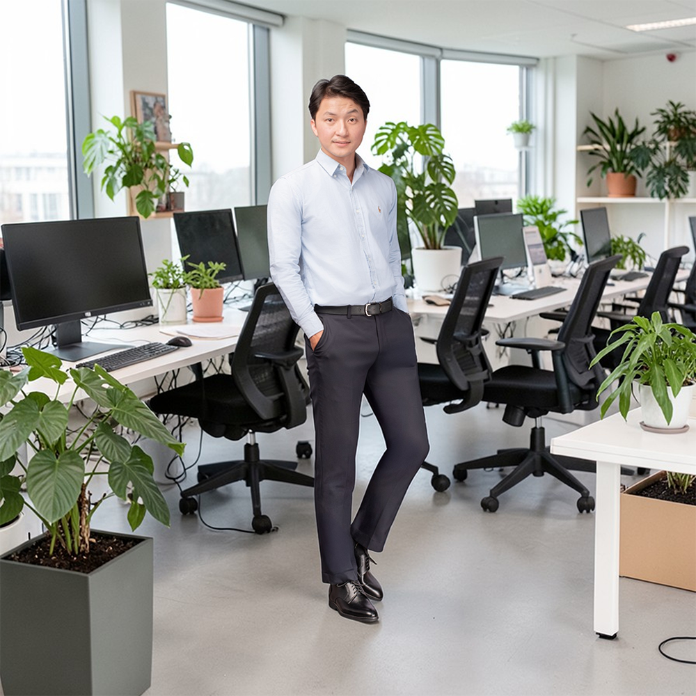 GIÀY TĂNG CHIỀU CAO NAM S1085 ĐEN TRƠN SIÊU NHẸ CAO 7.5CM