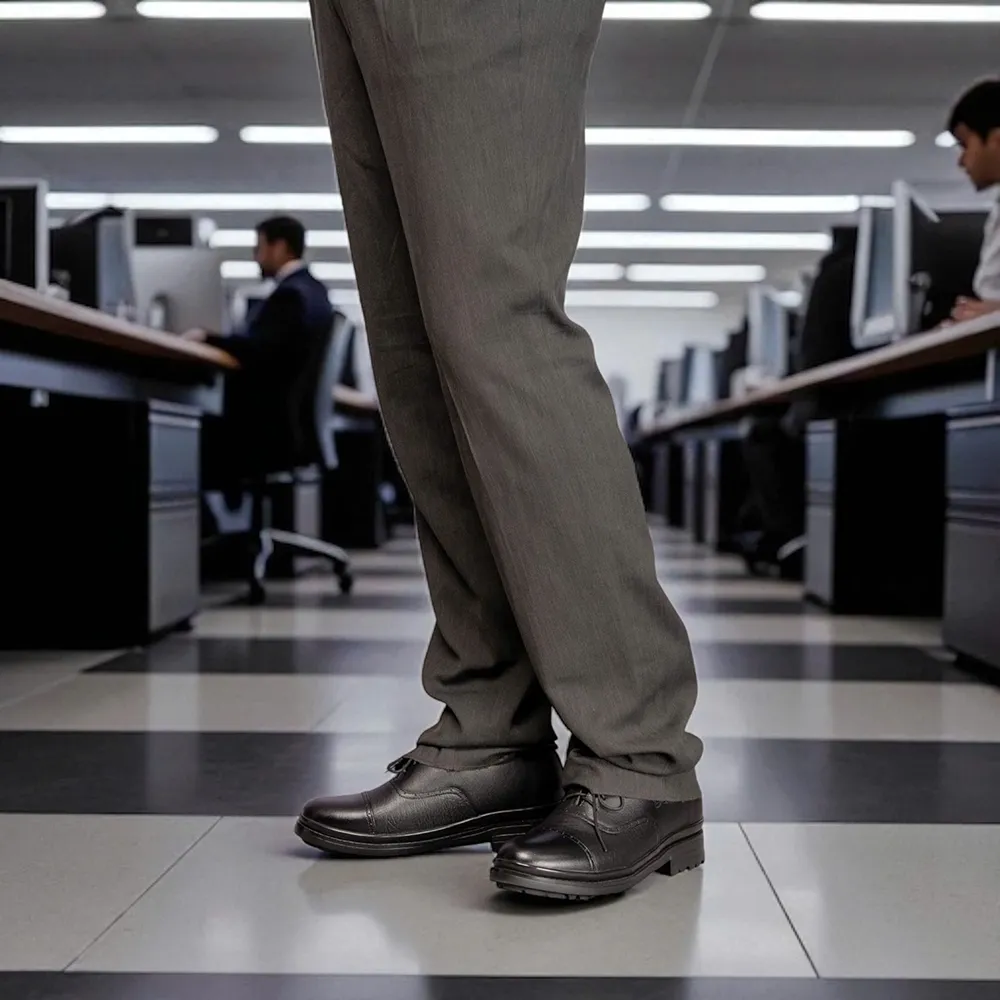 GIÀY CAO NAM  SIÊU NHẸ T122 ĐEN CAO 7CM