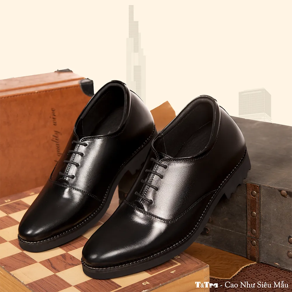 GIÀY CAO NAM S1099 ĐEN - NHẸ NHƯ DÉP