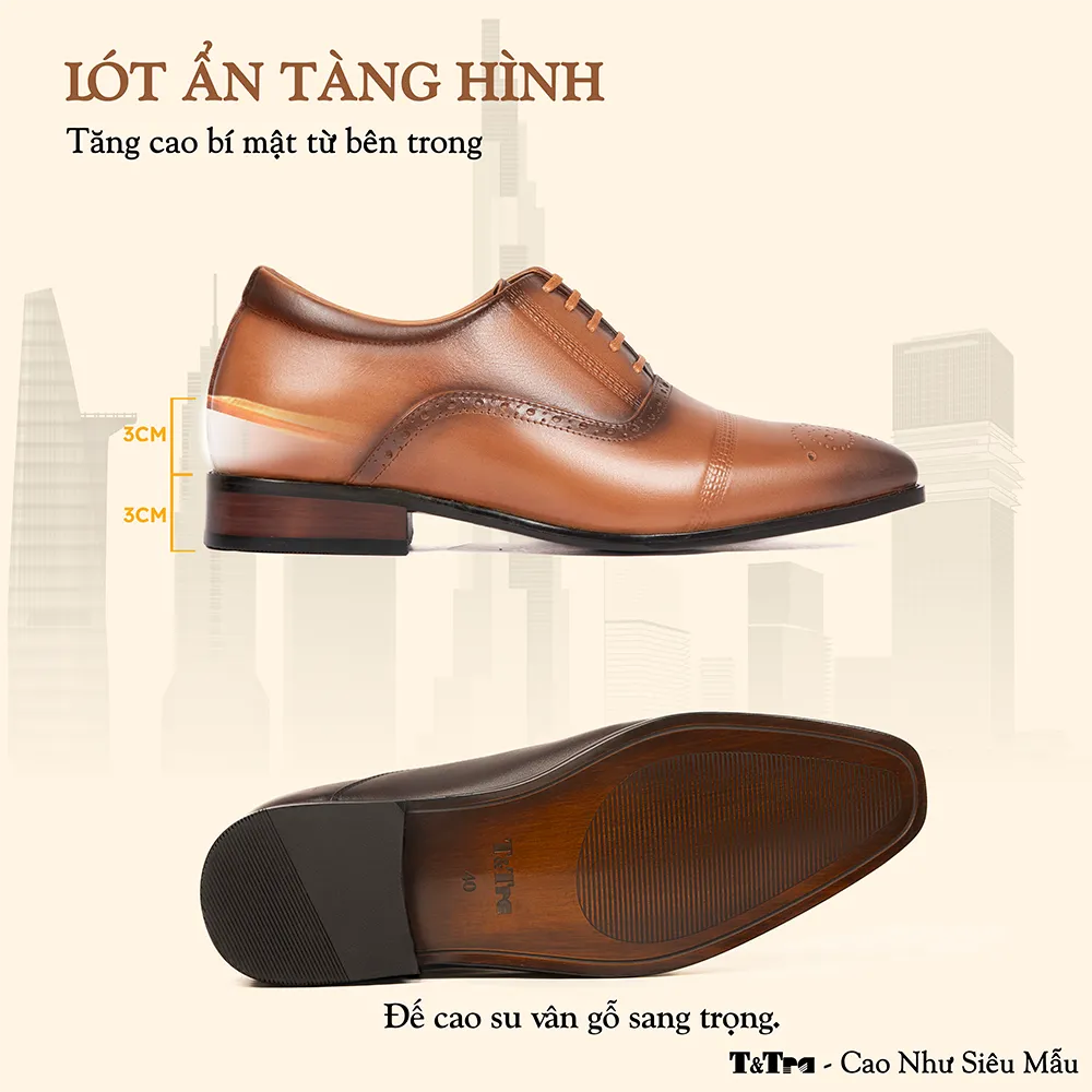 GIÀY ĐẾ CAO NAM A212NB 6CM 