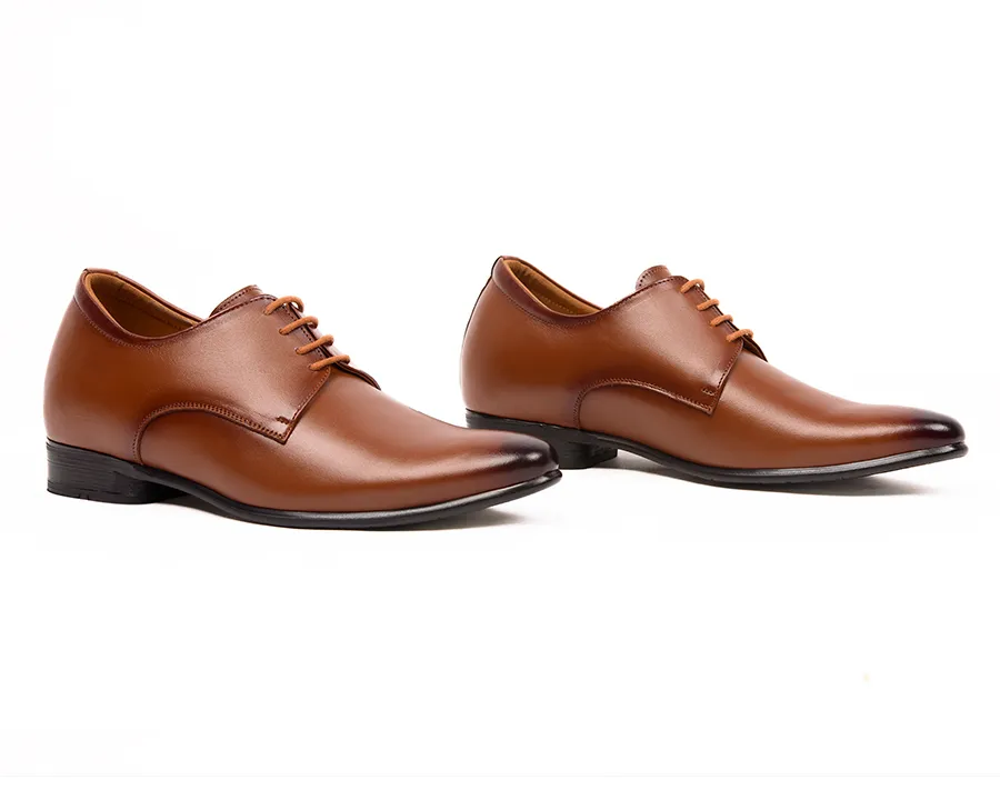 GIÀY TĂNG CHIỀU CAO NAM S955 NÂU WAT CAO 6CM