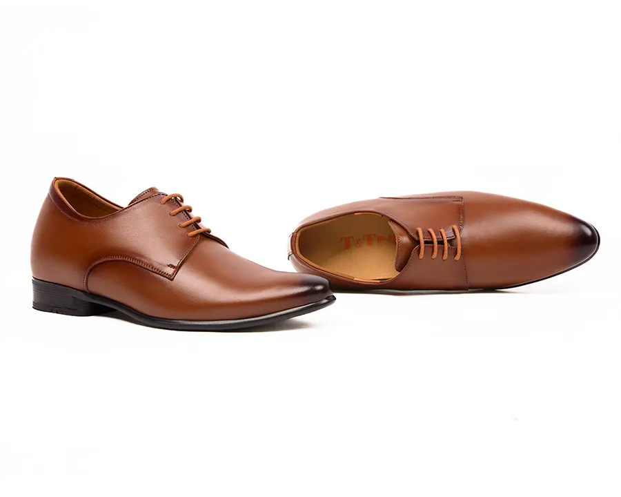 GIÀY TĂNG CHIỀU CAO NAM S955 NÂU WAT CAO 6CM