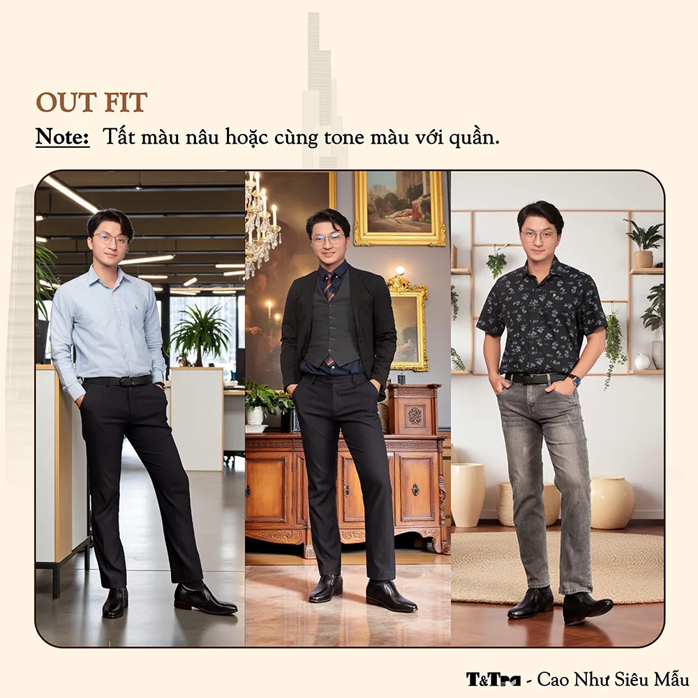 GIÀY CAO NAM A213D 6CM