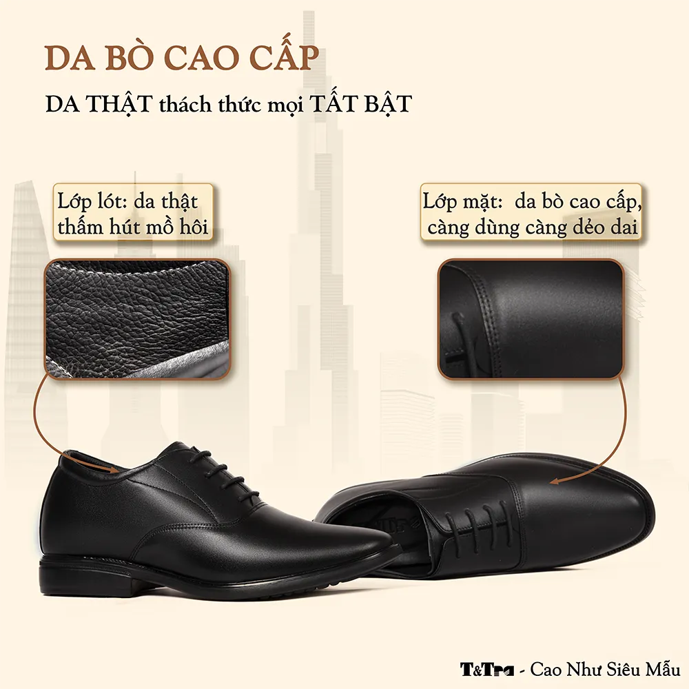 GIÀY CAO NAM T&TRA T450 ĐEN
