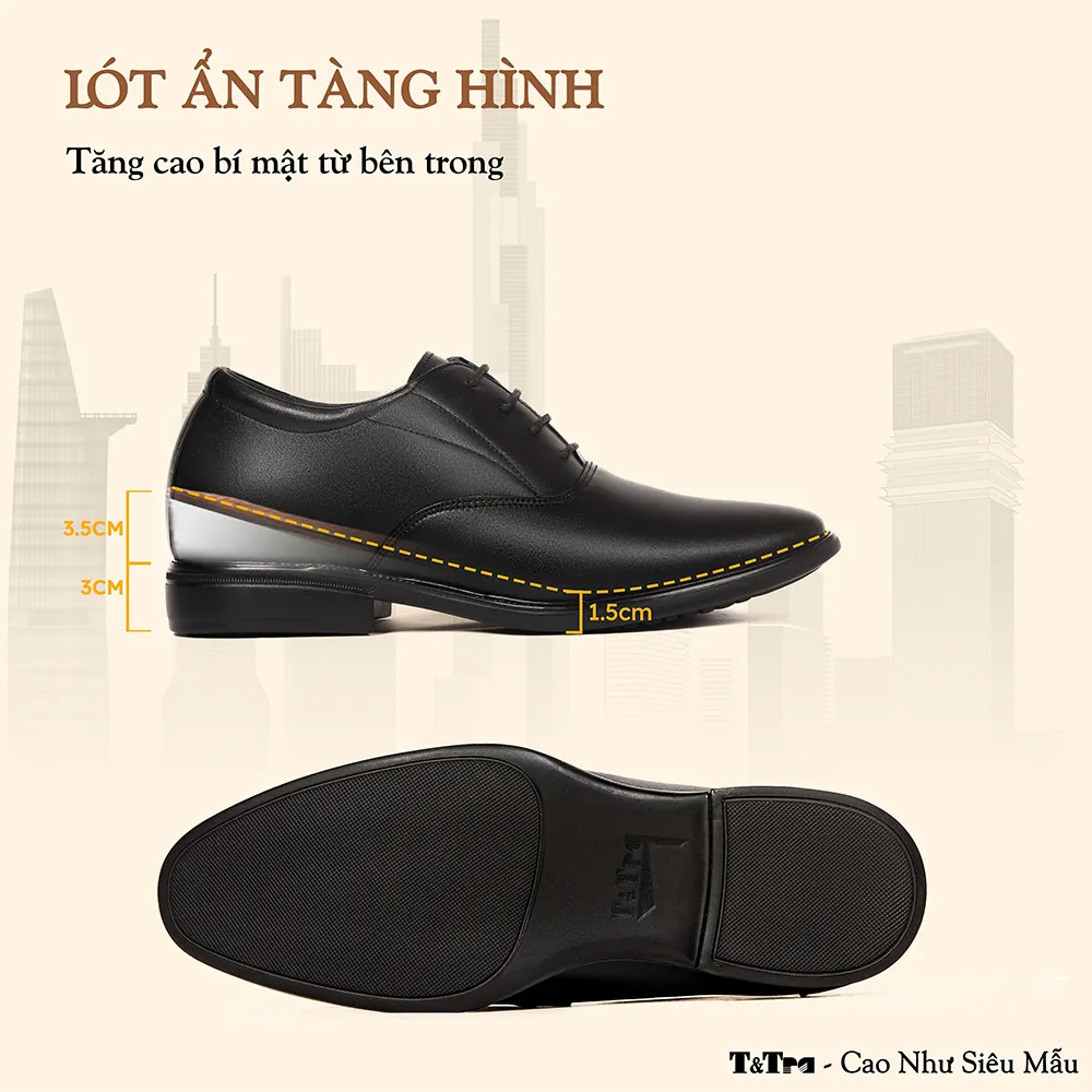 GIÀY CAO NAM T&TRA T450 ĐEN
