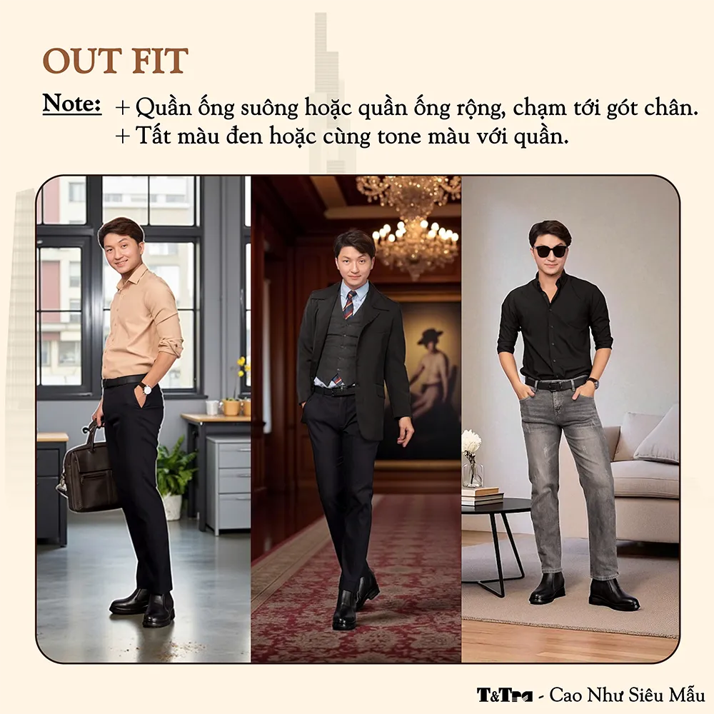 GIÀY CAO CỔ NAM SIÊU NHẸ T101Đ CAO 9CM