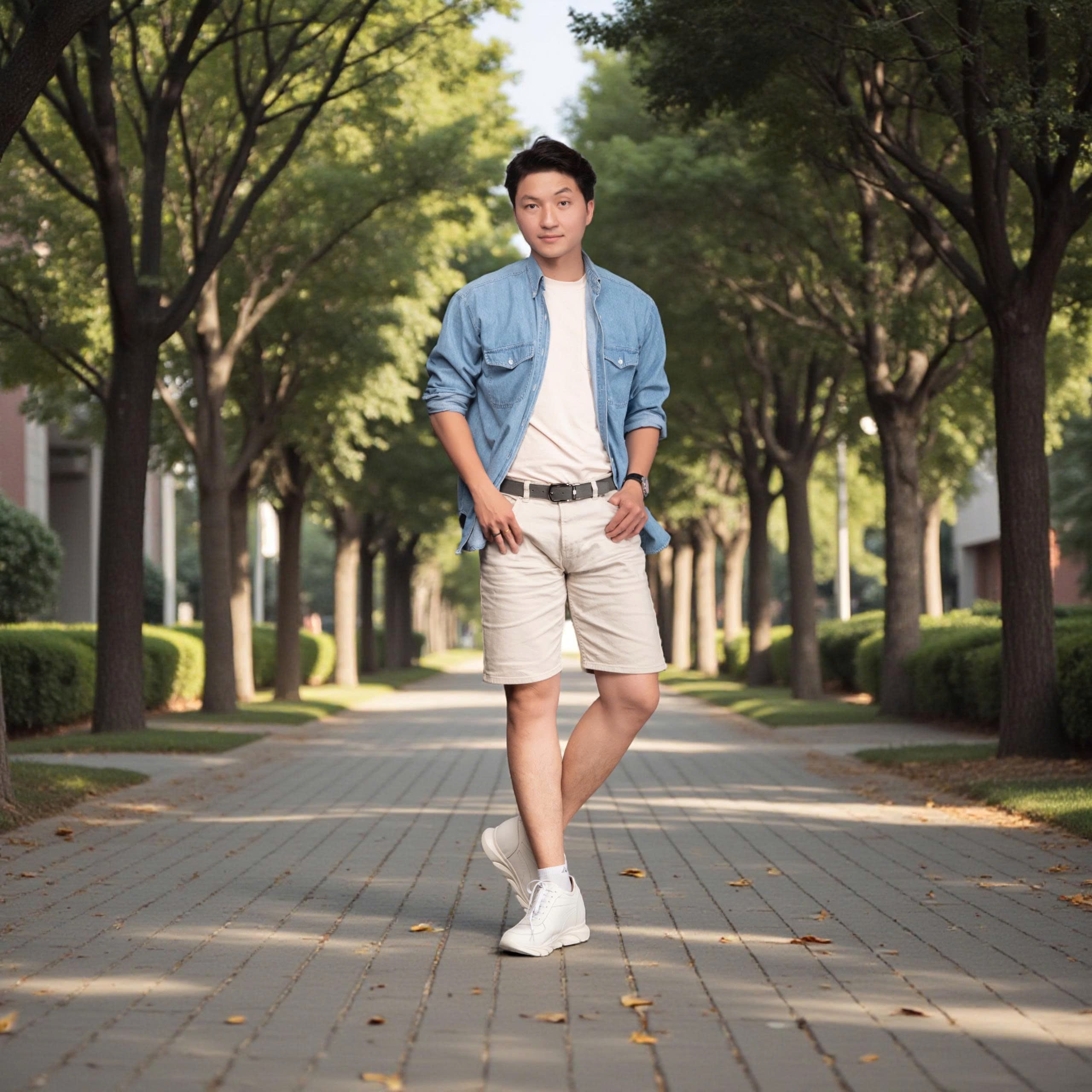 GIÀY CAO NAM SIÊU NHẸ T228 TRẮNG CAO 10CM