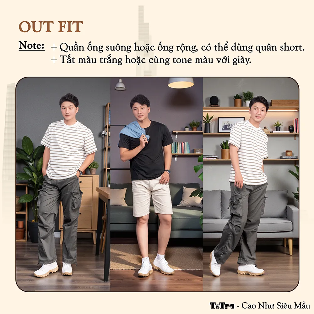 GIÀY CAO NAM T150 TRẮNG CAO 8CM