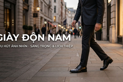 GIÀY ĐỘN NAM THU HÚT ÁNH NHÌN TỪ SỰ SANG TRỌNG, LỊCH THIỆP ĐẾN CÁCH ANH BƯỚC ĐI