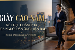 GIÀY CAO NAM - NÉT ĐẸP CHẤM PHÁ CỦA NGƯỜI ĐÀN ÔNG HIỆN ĐẠI