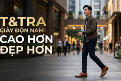 GIÀY ĐỘN NAM T-TRA CAO HƠN, ĐẸP HƠN
