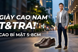 GIÀY CAO NAM T&TRA! CAO BÍ MẬT 5-8CM