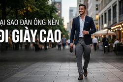 Đi giày cao nam 8cm mà ngỡ đang mang giày thường chỉ có thể là mẫu T82