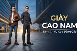Nếu bạn thích thời trang, lịch sự, mà lại tăng chiều cao, hãy trải nghiệm ngay giày cao nam