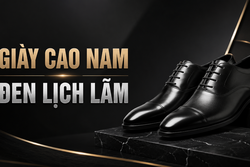 GIÀY CAO NAM ĐEN LỊCH LÃM