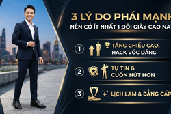 3 Lý do phái mạnh nên có ít nhất 1 đôi giày cao nam