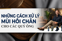 Những cách xử lý mùi hôi chân cho các quý ông