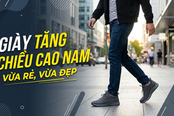 GIÀY TĂNG CHIỀU CAO NAM - VỪA RẺ VỪA ĐẸP 