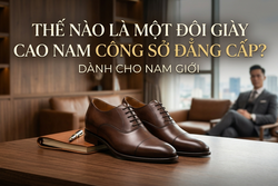 THẾ NÀO LÀ MỘT ĐÔI GIÀY CAO NAM CÔNG SỞ ĐẲNG CẤP CHO NAM GIỚI?