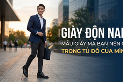 GIÀY ĐỘN NAM - MẪU GIÀY MÀ BẠN NÊN CÓ TRONG TỦ ĐỒ CỦA MÌNH - S970 ĐEN TRƠN