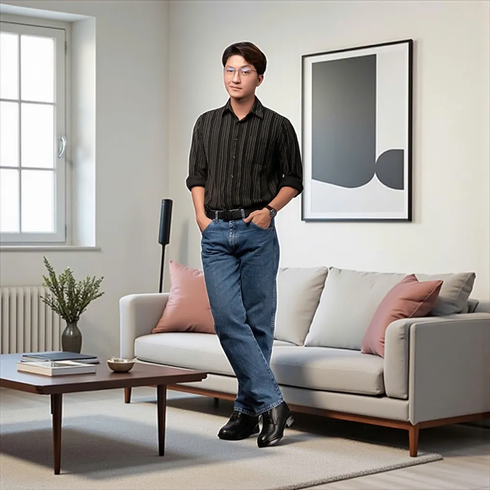 GIÀY CAO NAM SIÊU NHẸ T141 ĐEN CAO 11CM