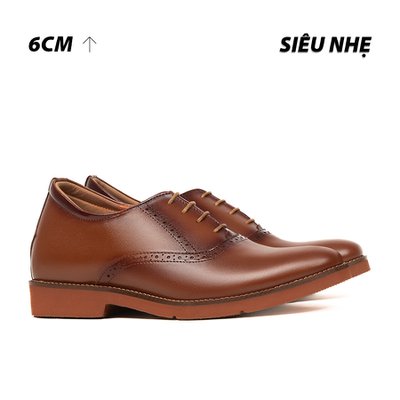 [ 6CM ] Giày Tăng Chiều Cao Nam Siêu Nhẹ S2025NB