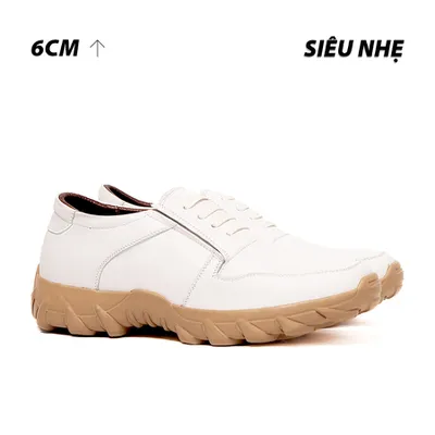 [ 6CM ] Giày Tăng Chiều Cao Nam Siêu Nhẹ T160TR - Nhẹ Hơn và Ít Dốc Hơn